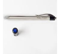 Lampe de poche médicale LED couleur chromée avec filtre bleu - Unité