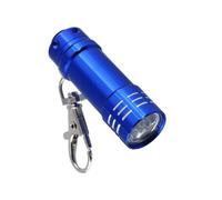 Lampe De Poche Miniature Portable En Aluminium Avec Porte-clés À 3 Faisceaux LED Résistante À L'eau Pour Les Urgences Et Le Transport Quotidien Lampe De Poche LED Haute Luminosité