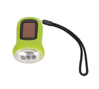 Lampe de poche multifonction à manivelle, Mini lampe de poche solaire LED Rechargeable d'urgence pour l'extérieur, bateaux et voitures