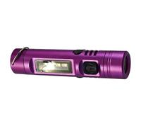 Lampe de poche multifonctionnelle pour le travail en plein air, camping, marche, lampe de poche LED réglable pour l'extérieur, porte-clés