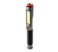 NEBO Big Larry 3 - Torche de 600 lumens avec lampe de travail COB - Base magnétique pour l'éclairage mains-libres - Stealth