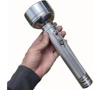 Lampe de poche nostalgique à l'ancienne, style vintage, lampe de poche portable de style ancien, lampe torche lumineuse puissante, cadeaux de torche, rétro, simple lampe de poche extérieure domestique