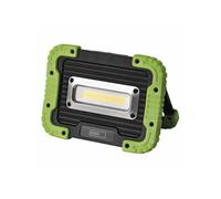 EMOS P4534 Lampe de Travail à LED Rechargeable Externe étanche 600 LM, portée de 35 m, Batterie 3000 mAh avec 3,5 Heures d'autonomie et câble USB, Plastique, Noir/Vert