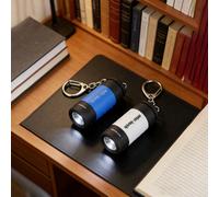Lampe de poche portable rechargeable USB, boucle en cuivre, mini lampe de poche, lampe de camping pour l'extérieur, petite lampe de poche LED en alliage de cuivre brillante, mini lampe de poche de poc