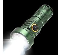 Lampe de poche porte-clés étanche - 5 modes de lampe de poche rechargeable, design compact et léger, équipement d'éclairage multifonction pour porte-clés, accessoire d'extérieur pour camping