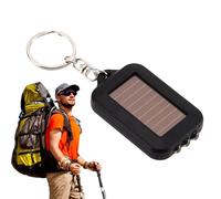 Lampe De Poche Porte-clés - Lampe De Poche À Charge Solaire, Lampe De Poche De Poche | Miini Porte-clés Led À Charge Solaire, Lampe De Poche, Torche Flash Portable Avec Batterie Intégrée Pour Le Cycli