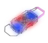 Lampe de poche porte-clés - Lanterne portable LED 6 modes | Lumière lumineuse rechargeable avec multi-fonctions, lampe de poche compacte avec utilisation en extérieur, accessoire de poche, outil de