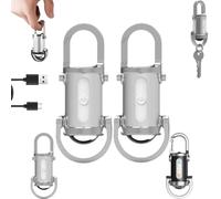 Lampe De Poche Porte-Clés Miniature Ultra-Lumineuse 1200lm Étanche Et Polyvalente, Torche Led Rechargeable 1200 Lumens Pour Urgence, Lampe De Travail De Poche Portable Pour L’Extérieur (2pcs-b)
