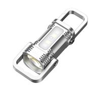 Lampe de Poche Porte-clés Portable - Petite lumière Rechargeable par USB, d'aluminium, compacte, lumière latérale, durée d'exécution prolongée | Parfait pour Les Aventures en Plein air