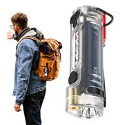 Lampe de poche porte-clés - Torche portable rechargeable | Veilleuse lumineuse, lanterne de camping et de randonnée, lumière extérieure polyvalente pour la marche, le camping, le travail de nuit, la c