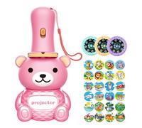 Lampe de poche pour enfants - Torches d'histoire en forme d'ours, apprentissage interactif, grand stockage, 24 motifs pour Ilumi