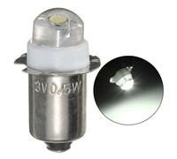 Lampe De Poche Pour Vélo, Ampoule Led Dc 6v P13.5 S, Lumière Blanche De Rechange Brillante, Mini Lampe Frontale Étanche Pour Camping
