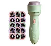 Lampe de Poche Projecteur Enfant - Lumière de Projection Jouet | Projecteur d'Histoires | avec 120 Motifs et 15 Cartes, Éducatif pour Apprentissage Précoce, Idée Cadeau, Veilleuse pour Dormir