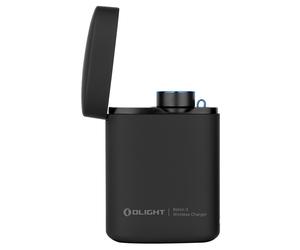 Lampe de poche rechargeable Baton 3 Premium Edition avec étui de chargement sans fil Black - 1200 lumens Olight