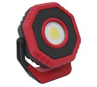 Lampe De Poche Rechargeable Sealey Avec Aimant 360° 7W COB LED - Rouge LED700PR