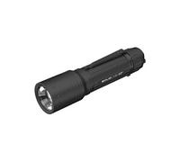 Solidline ST 8R Lampe de poche LED super lumineuse focalisable, rechargeable, 600 lumens, portée d'éclairage de 300 m, autonomie de 60 heures, batterie, système de charge flottante, clip de poche et