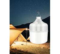 Lampe de poche rechargeable USB pour l'extérieur, ampoules LED, lanterne portable, veilleuse, haute luminosité avec crochet, pour les urgences, les aventures, le camping, la pêche Taille UniquePolypro