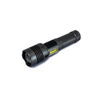 Lampe de poche rechargeable zoom télescopique 1200 lumens 7 modes d'éclairage - - 103645