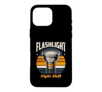 Lampe de Poche Sécurité des Agents de Nuit Coque pour iPhone 16 Pro Max