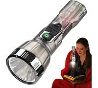 Lampe De Poche Solaire Lampe De Poche De Survie Extérieure Portable Usb Réglable Pour La Randonnée, La Pêche, La Tornade, La Survie, Les Catastrophes, Le Bateau, La Chasse