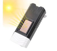 Lampe De Poche Solaire - Outil D'urgence Multifonctionnel 95 G | Lampe LED Portable À Manivelle | Équipement De Survie Au Sifflet | Camping En Plein Air Randonnée Pêche Source D'énergie Compacte