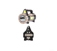 Lampe de Poche USB Puissante 3500lm Mode SOS | 3500 lumens max, 3 modes lumiÃ¨re, sirÃ¨ne 120dB intÃ©grÃ©e, idÃ©al secours panne courant, ABS durable(B20-C)