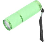 Lampe De Poche Uv 9led Verte Lampe De Détection D'argenté Outil De Nail Art Pour Bijouterie Et Usage Quotidien 1 Pièce