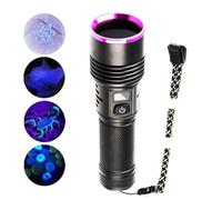 Lampe de poche UV pour détection de sang - Recharge écran LCD, lampe de poche UV pour chasse médico-légale, lumière d'inspection de haute intensité avec taches et liquides | pour polymérisation de la