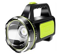 Lampe de pocheTorche électrique à très Longue durée de Veille Lampe de Poche LED puissante Lampe de Recherche Rechargeable par USB Projecteur de Camping Lampe de Travail Lampe à poignée à Main Veille