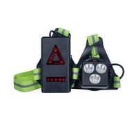 Lampe De Poitrine Led Rechargeable Par Usb, 380lm, Imperméable, Pour Jogging, Extérieur, Escalade, Randonnée, Pêche, Voyant De Sécurité