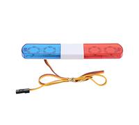Lampe de Police RC, Simple Consommation D'éNergie de Faible Consommation D'éNergie de LumièRe de Police LED RC 4 Modes 4 Couleurs Disponibles pour Voiture 1/10 RC (Rouge et