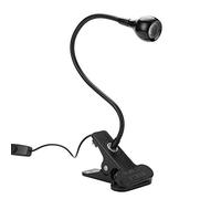 Lampe de Polymérisation de Colle UV, Usb Alimenté Plug et Play, 3W LED Lumière Ultraviolette Clip sur Lumière Pourpre Réglable Lumière Violette pour Réparer Outil de Réparation de Carte PCB Mobile