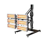 Lampe De Polymérisation De Peinture Haute Puissance 7200W, Machine Chauffante For Peinture De Voiture, Lumière De Séchage Professionnelle