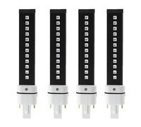 Lampe de polymérisation UV de Remplacement 9 W, Ampoule de Tube de Lampe LED UV pour sèche-Ongles, photothérapie, Gel de polymérisation, Source de Machine 365 + 405 nm, résine d'impression 3