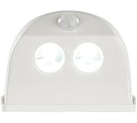 Lampe de porte sans fil à LED avec détecteur - 50 lm - Blanc [Luminea]