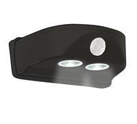 Lampe de porte sans fil à LED avec détecteur de mouvement - Noir [Luminea]
