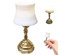 Lampe DE POULONS, 1x2 Pouces 1:12 Accessoires de Maison de poupée à l'échelle, Miniatures à Batterie, décoratif Amical de Bricolage pour Le réglage, Cadeaux pour Les Amoureux, Jouets