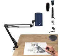 Lampe de projecteur d'art et planche de traçage étanche | Outil d'esquisse portable pour dessin, peinture et projection de bureau - Aucune configuration nécessaire (couleur : bleu)