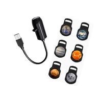 Lampe De Projecteur D'étoiles Rotative Multifonctionnelle À 360 ° Veilleuse Sur Le Thème L'espace Pour Les Atmosphères Plafond Et Mur Chambre À Coucher Lampe Nuit Projection