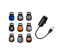 Lampe De Projecteur D'étoiles Rotative Multifonctionnelle À 360 ° Veilleuse Sur Le Thème L'espace Pour Les Atmosphères Plafond Et Mur Chambre À Coucher Lampe Nuit Projection