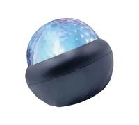 Lampe de projecteur LED dynamique ondulée avec télécommande, alimentée par USB, veilleuse colorée en cristal pour décoration de la maison, télécommande, lumière fluctuante, lampe à granulés blancs