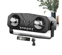 Lampe de projecteur LED, lampe de projecteur rotative colorée, lumière de vacances de 6 pouces avec motif d'étoile, fonction d'économie d'énergie, décoration de la maison avec éclairage d'ambiance fes