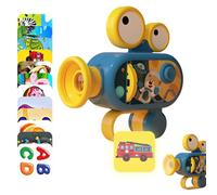 Lampe de projecteur pour filles - Jouet cognitif amusant pour l'heure du sommeil, projette et joue doucement avec des lampes de poche de projecteur LED pour garçons et filles