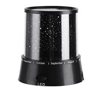 Lampe de Projecteur, Veilleuse LED Décorative pour la Maison et les Fêtes D'enfants, Conception Portable, Plastique ABS, 1 unité (Maître du ciel étoilé)