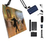 Lampe de Projection Artistique, Planche à Dessin étanche, projecteurs Portables pour Le Dessin, projecteurs intelligents pour Enfants et Adultes, Outils de Bureau pour la Peinture(Blue,1.95m)