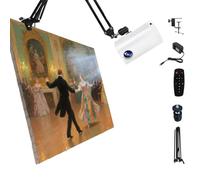 Lampe de Projection Artistique, Planche à Dessin étanche, projecteurs Portables pour Le Dessin, projecteurs intelligents pour Enfants et Adultes, Outils de Bureau pour la Peinture(White,0.6m)