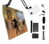 Lampe de Projection Artistique, Planche à Dessin étanche, projecteurs Portables pour Le Dessin, projecteurs intelligents pour Enfants et Adultes, Outils de Bureau pour la Peinture(White,1.95m)