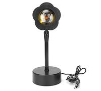 Lampe de Projection de Coucher de Soleil, câble USB Rotatif à 180 degrés, lumière d'ambiance LED pour décoration de pièce, Photographie (Rouge)