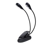 Lampe de Pupitre à Clipser, Lampe LED à Clipser sur Pupitre, Lampe de Livre à Double Bras Réglables, Mini Lampe de Lecture, Lampe à Double Bras pour étudiants, Enfants et