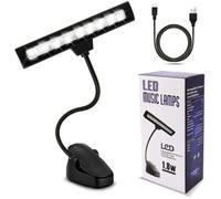 Lampe de pupitre LED rechargeable - PZCC - 3 températures de couleur - 9 modes d'éclairage - Rechargeable USB - 1800 mAh